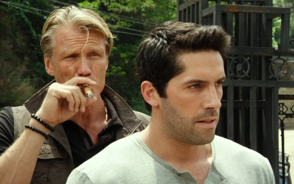 Scott Adkins and Dolph Lundgren