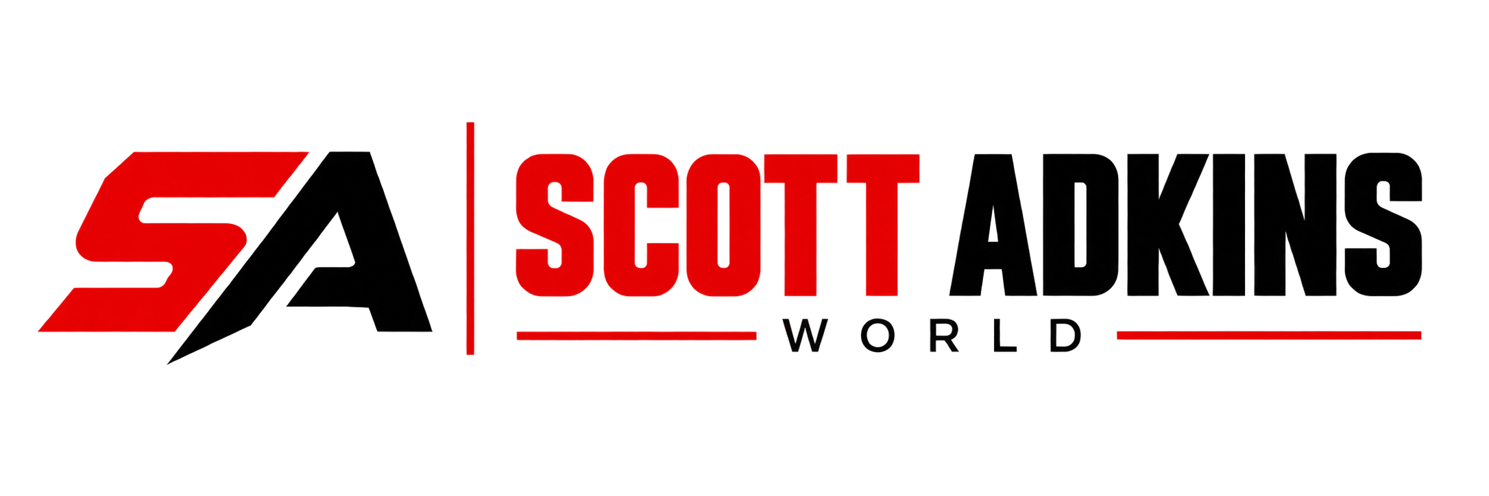 Scott Adkins World Logo White